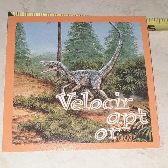 Dig N Dinos Monopoly Junior Board Game Replacement Piece Velociraptor Dinosaur - Picture 3 of 3